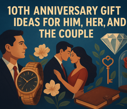 10th Anniversary Gift Ideas for Him, Her, and the Couple: Don’t Let a Decade of Love Go Unnoticed 10th Anniversary Gift Ideas
