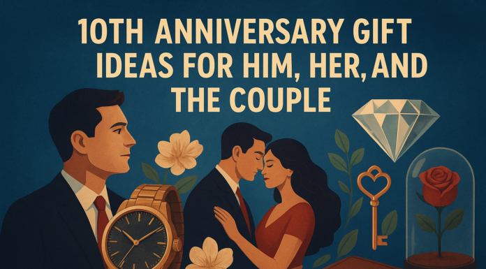 10th Anniversary Gift Ideas for Him, Her, and the Couple: Don’t Let a Decade of Love Go Unnoticed 10th Anniversary Gift Ideas