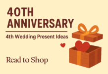 40th Anniversary Gift Ideas | Ruby Wedding Present Inspiration 40th anniversary gift ideas