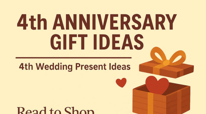 4th Anniversary Gift Ideas for Him, Her, and Couples 4th Anniversary Gift Ideas