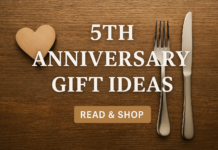 5th Anniversary Gift Ideas for Him, Her, and the Couple 5th Anniversary Gift Ideas