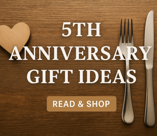 5th Anniversary Gift Ideas for Him, Her, and the Couple 5th Anniversary Gift Ideas